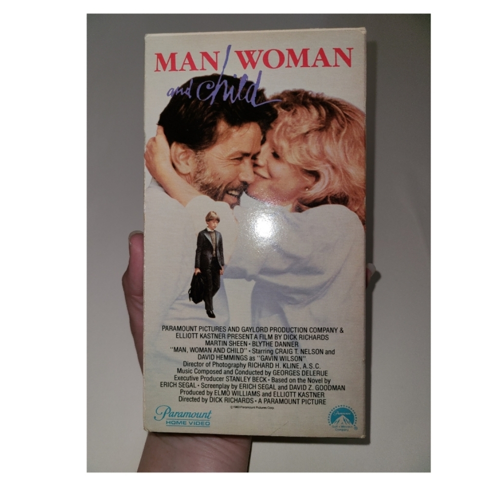 💥5 for 25💥 Man, Woman and Child VHS Movie Directed by Dick Richards